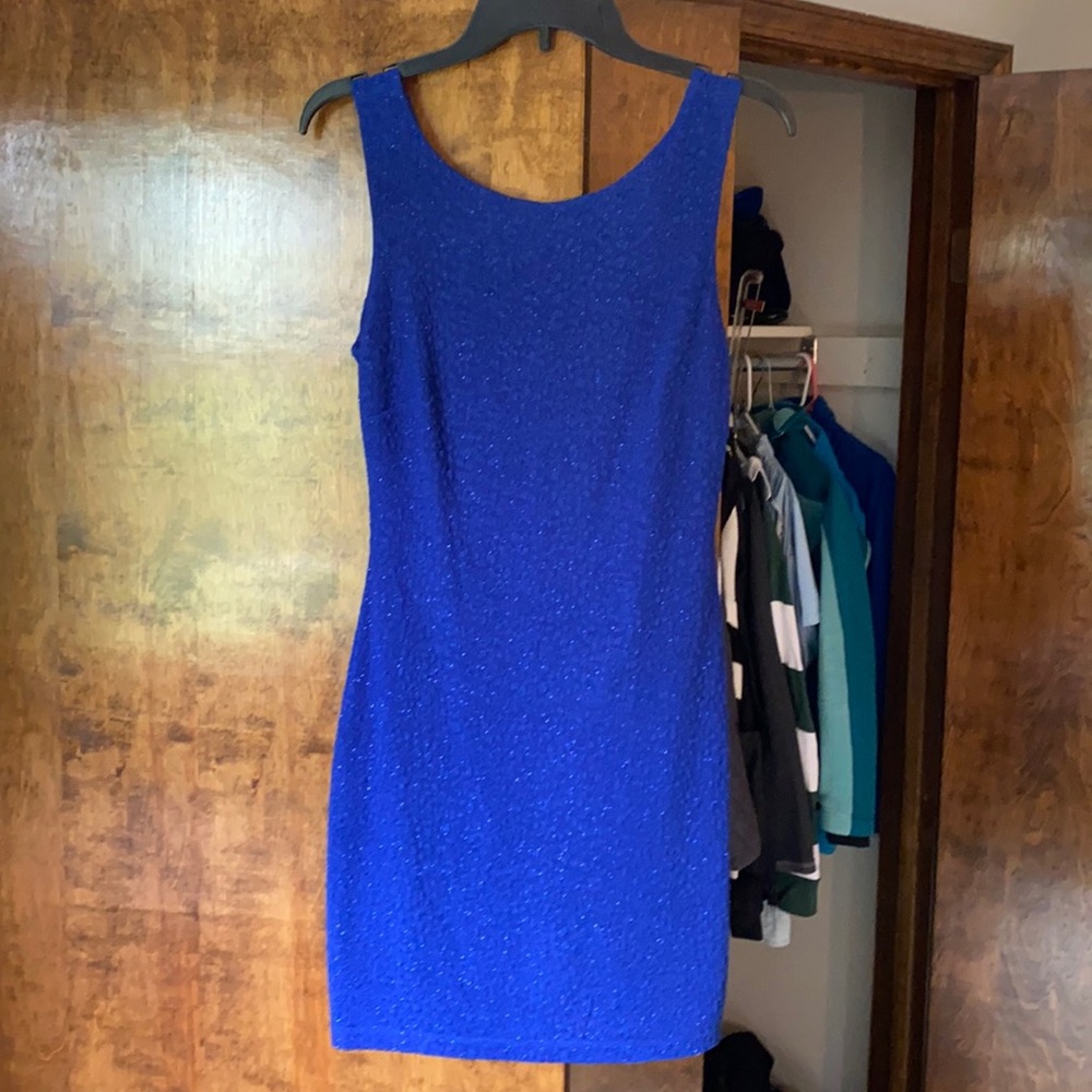 Royal Blue Midi Dress